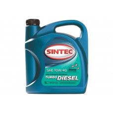 Масло SINTEC Turbo Diesel SAE 10W-40 API CF-4/CF/SJ канистра 5л/Motor oil 5liter can